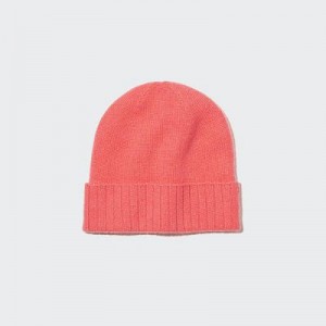 Bonnet Uniqlo Cashmere Knitted Femme Rose | 538705