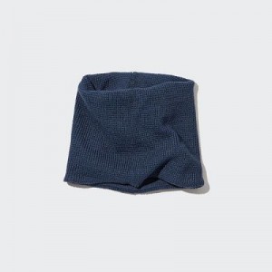 Cache-Cou Uniqlo HEATTECH Neck Femme Bleu | 8897637