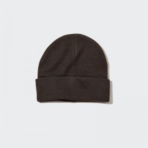 Casquettes Uniqlo HEATTECH Watch Femme Marron | 9776006