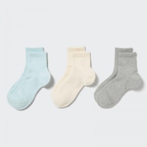 Chaussette Uniqlo 3 Pack Femme Grise | 7062166