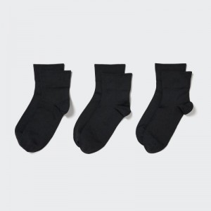 Chaussette Uniqlo 3 Pack Femme Noir | 5406618