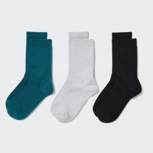 Chaussette Uniqlo 3 Pack Femme Vert | 754391