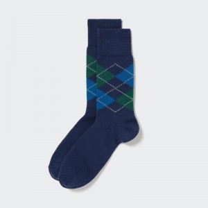Chaussette Uniqlo Argyle Homme Bleu Marine | 7104650