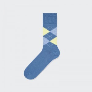 Chaussette Uniqlo Argyle Homme Bleu | 8862822