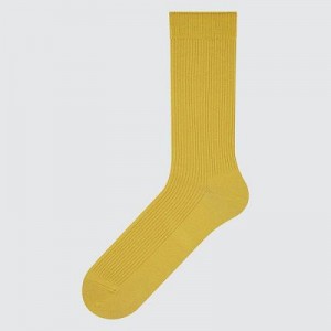 Chaussette Uniqlo Colorful 50 Femme Jaune | 973772