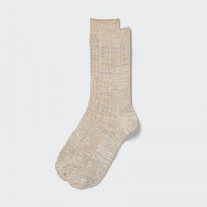 Chaussette Uniqlo Colorful 50 Homme Beige | 9900740