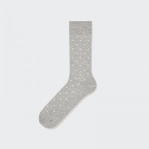 Chaussette Uniqlo Dotted Homme Grise | 4910881