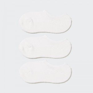 Chaussette Uniqlo Footsies 3 Pack Sports Femme Blanche | 4717957
