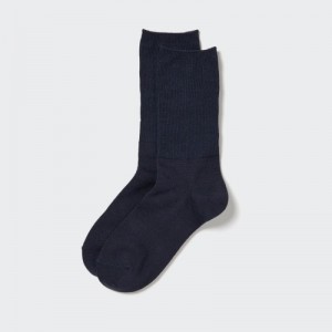 Chaussette Uniqlo HEATTECH 2-Way Femme Bleu Marine | 1867297