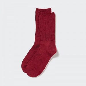 Chaussette Uniqlo HEATTECH 2-Way Femme Rouge | 8328812