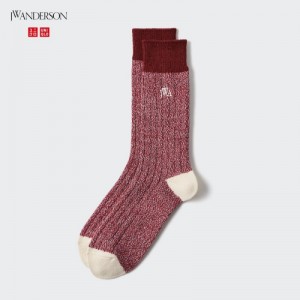 Chaussette Uniqlo HEATTECH Anti-Odor Femme Rouge | 4673547