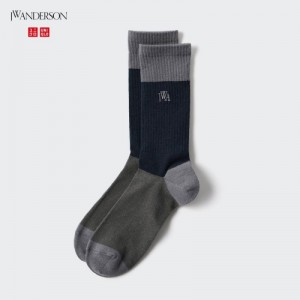 Chaussette Uniqlo HEATTECH Anti-Odor Femme Bleu Marine | 7049595