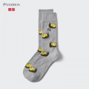 Chaussette Uniqlo HEATTECH Anti-Odor Femme Grise | 6060093