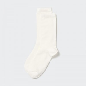 Chaussette Uniqlo HEATTECH Femme Blanche | 811877