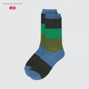 Chaussette Uniqlo HEATTECH Femme Bleu | 8359926