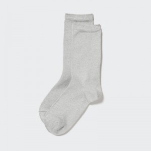 Chaussette Uniqlo HEATTECH Femme Grise | 3497365