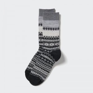 Chaussette Uniqlo HEATTECH Femme Grise | 1180217
