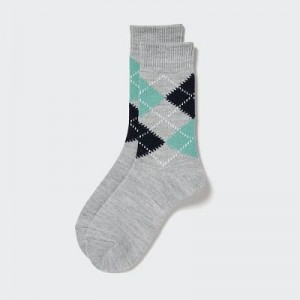 Chaussette Uniqlo HEATTECH Femme Grise | 3414560