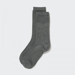 Chaussette Uniqlo HEATTECH Femme Grise | 7373130