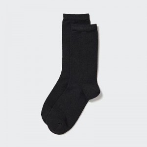 Chaussette Uniqlo HEATTECH Femme Noir | 5396587