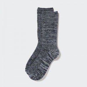 Chaussette Uniqlo HEATTECH Loose Ribbed Femme Grise | 7024598