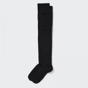Chaussette Uniqlo HEATTECH Over-The-Knee Femme Noir | 8195895
