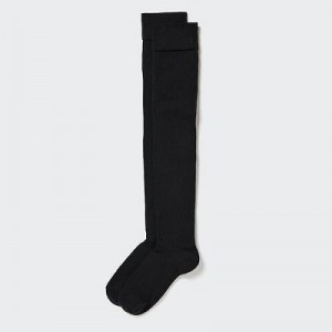 Chaussette Uniqlo HEATTECH Over-The-Knee Femme Noir | 9256853