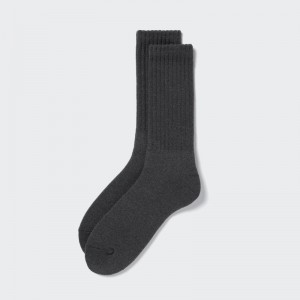 Chaussette Uniqlo HEATTECH Pile Homme Grise | 9982437