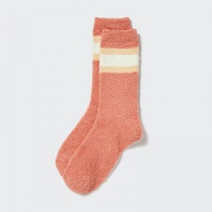 Chaussette Uniqlo HEATTECH Soft Fluffy Femme Orange | 4646025