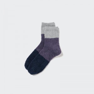 Chaussette Uniqlo Heattech Fluffy Homme Grise | 7790133