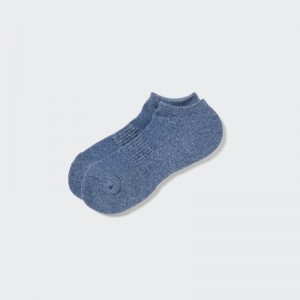Chaussette Uniqlo Heattech Pile Short Homme Bleu | 5218559