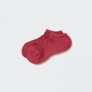 Chaussette Uniqlo Heattech Short Femme Rouge | 8429489