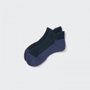 Chaussette Uniqlo Heattech Short Homme Bleu | 9841805
