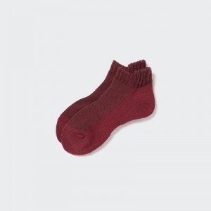 Chaussette Uniqlo Heattech Short Homme Bordeaux | 6865749