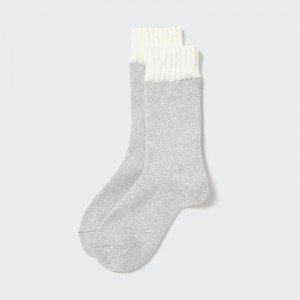 Chaussette Uniqlo Heattech Soft Pile Homme Grise | 3121365