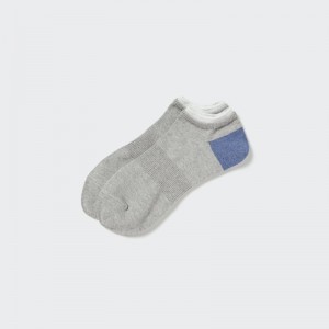 Chaussette Uniqlo Layered Short Homme Grise | 5554461