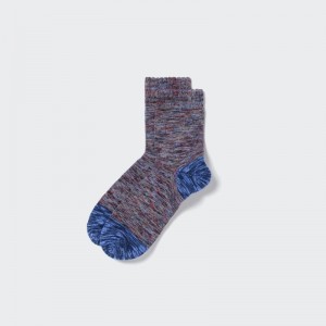 Chaussette Uniqlo Melange Half Homme Bleu | 308609