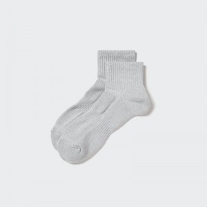 Chaussette Uniqlo Pile Half Homme Grise | 9696124