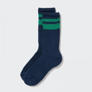 Chaussette Uniqlo Pile Lined Homme Bleu | 8224903