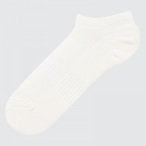 Chaussette Uniqlo Pile Mesh Short Homme Blanche | 6737410