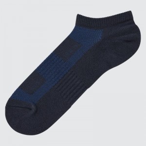 Chaussette Uniqlo Pile Mesh Short Homme Bleu Marine | 8639939