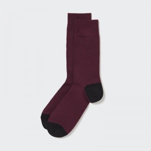 Chaussette Uniqlo Socks Homme Bordeaux | 7972545