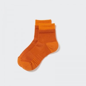 Chaussette Uniqlo Sports Layered Half Homme Orange | 9088769