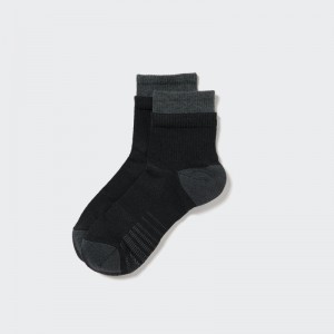 Chaussette Uniqlo Sports Layered Half Homme Noir | 9092013