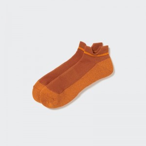 Chaussette Uniqlo Sports Pile Short Homme Orange | 1352684