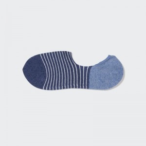 Chaussette Uniqlo Striped Low Cut Homme Bleu | 336164