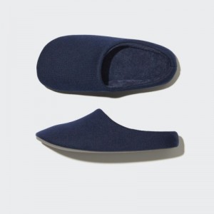 Chausson Uniqlo Sweat Jersey Femme Bleu Marine | 7425520
