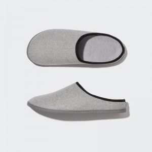 Chausson Uniqlo Wool Like Rubber Sole Homme Grise | 5870088