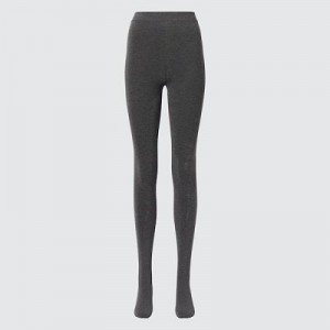 Collant Uniqlo HEATTECH Extra Warm Pile-Lined Femme Grise | 6479476