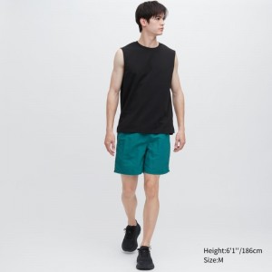 Debardeur Uniqlo Airism Cotton Sleeveless Homme Noir | 7166025